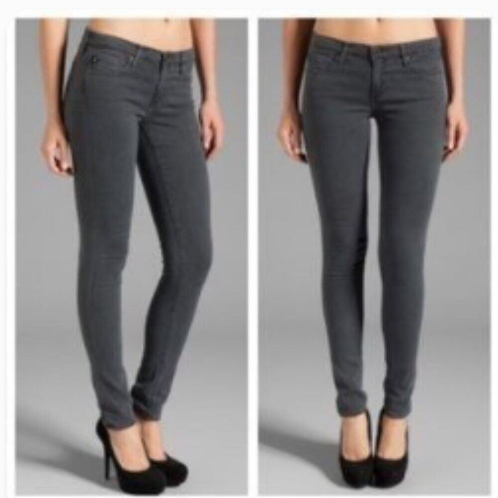 AG Adriano Goldschmied The Legging Super Skinny Gray Wash Jeans Size 30R
